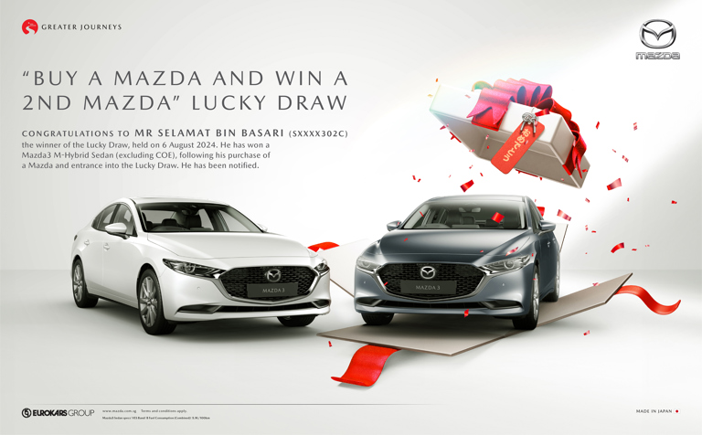 mazda3 winner announcement singapore