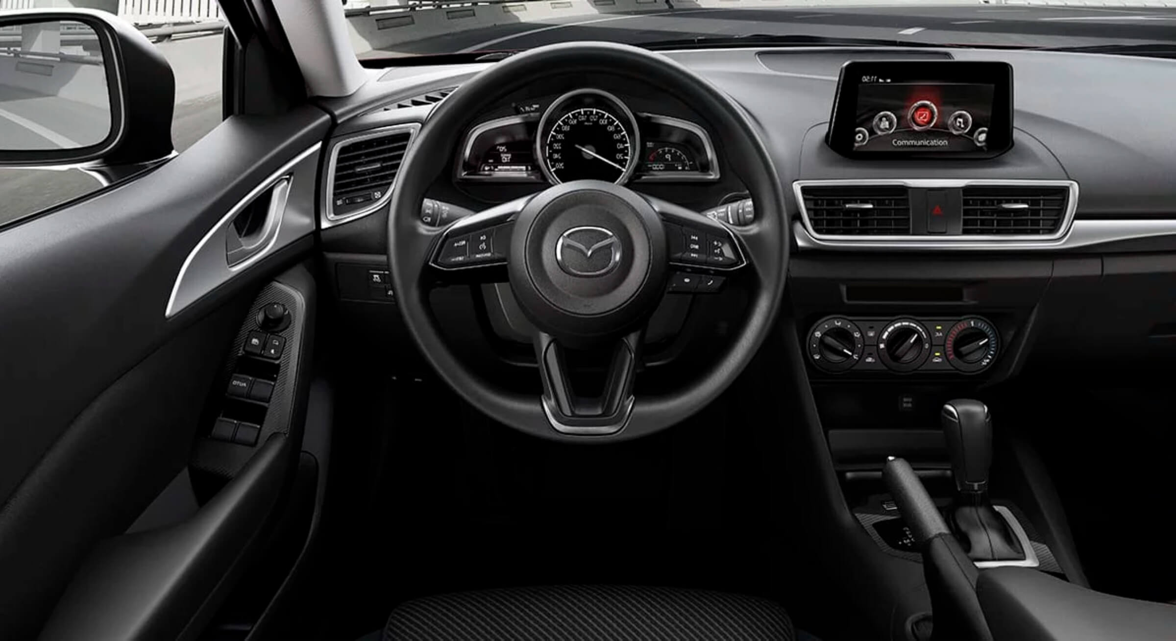 Black Cloth Mazda3 Interior